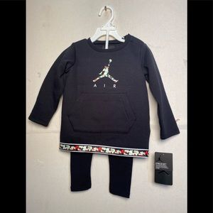 Jordan Glitch Tunic Legging Set -Girl Infant
